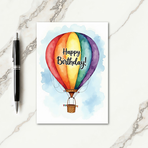Whimsical Journey Birthday Card