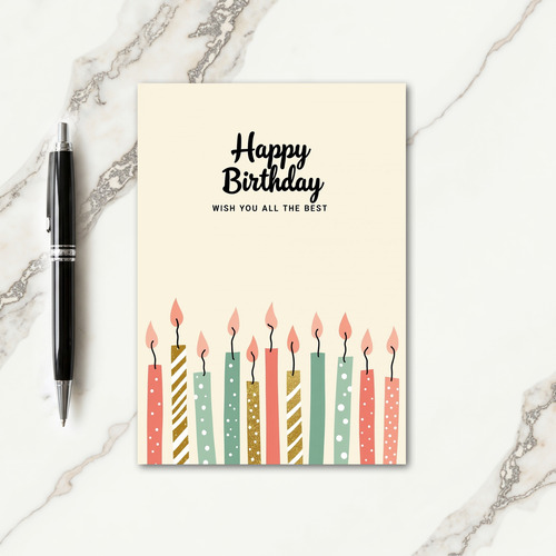 Whimsical Lights Birthday Card
