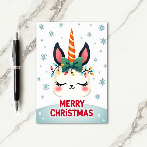 Whimsical Lights Christmas Card