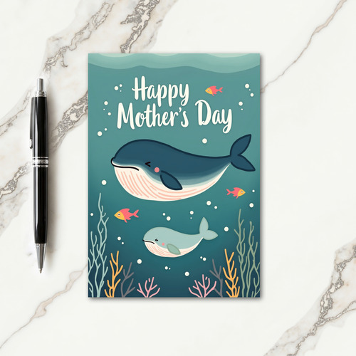 Whimsical Marine Mother Card