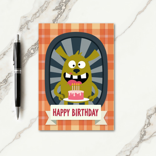 Whimsical Monster Birthday Card