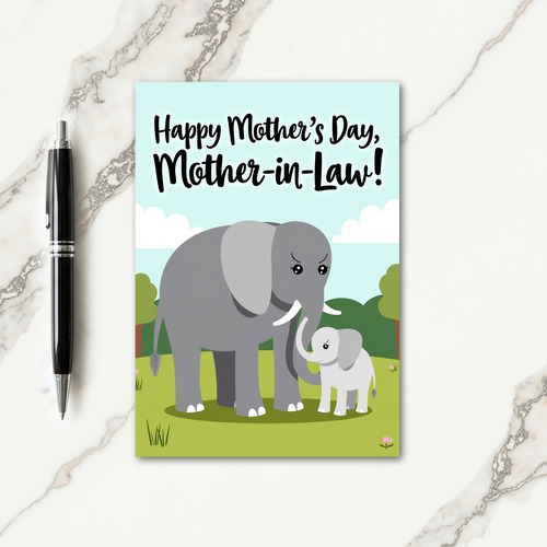 Whimsical Motherinlaw Card