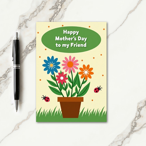 Whimsical Mothers Day Design Card