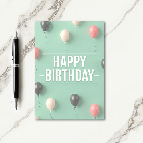 Whimsical Orbs Birthday Card