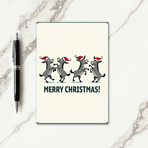 Whimsical Pony Christmas Card