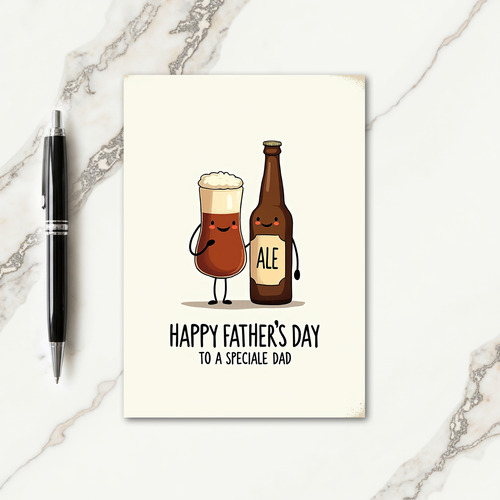 Whimsical Pop Fathers Day Card