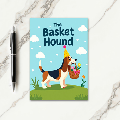 Whimsical Pup Birthday Card