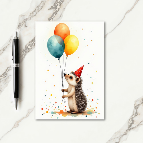 Whimsical Quilled Birthday Card