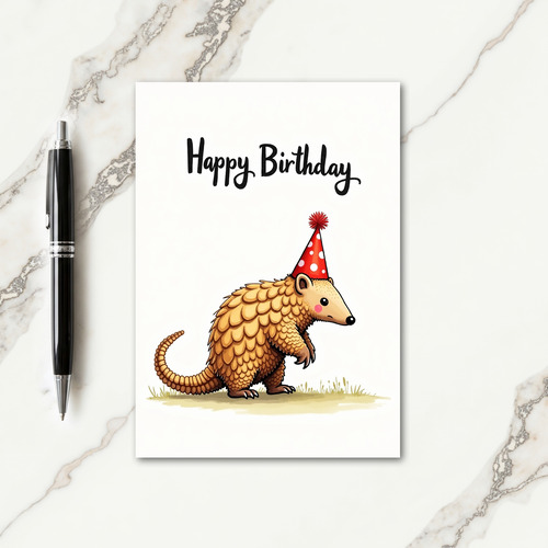 Whimsical Scaled Birthday Card