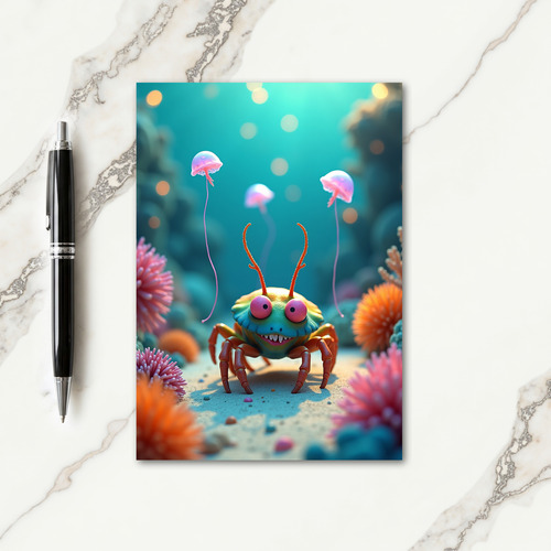 Whimsical Sea Birthday Wish Card