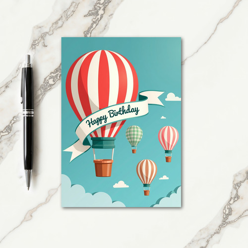 Whimsical Sky Celebration Card