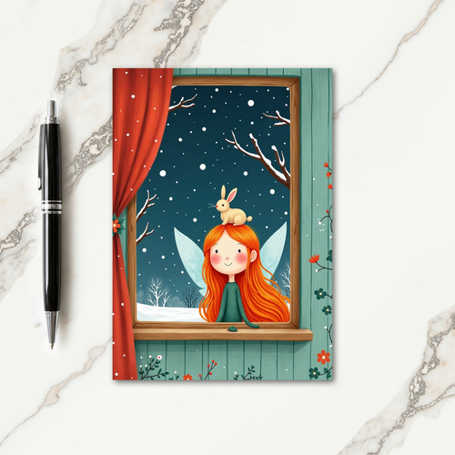 Whimsical Spirit Christmas Card