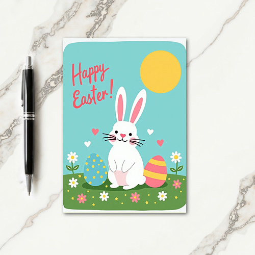 Whimsical Spring Bunny Card