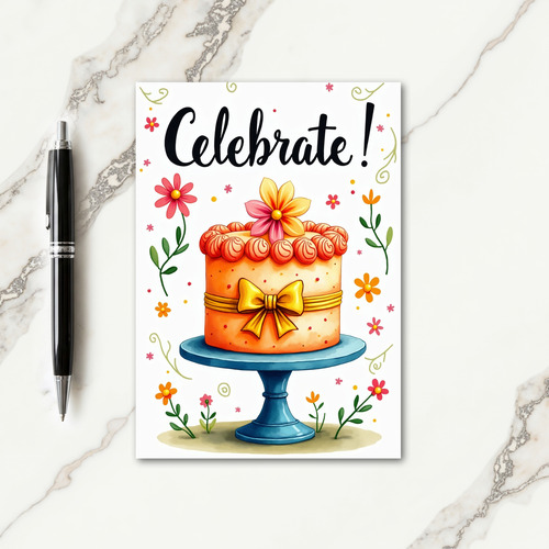 Whimsical Sprinkles Birthday Card