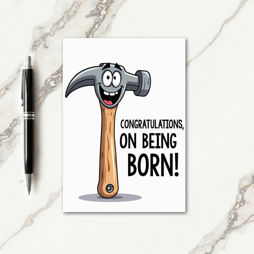 Whimsical Tool Birthday Card