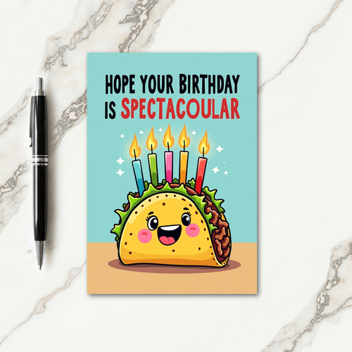 Whimsical Treat Birthday Card