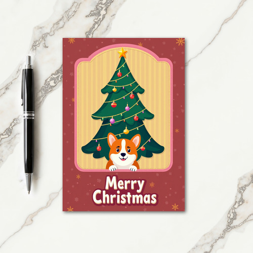 Whimsical Tree Holiday Card