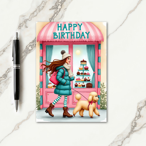 Whimsical Walk Birthday Card
