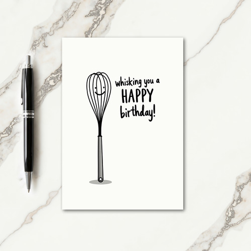 Whimsical Whisk Birthday Card