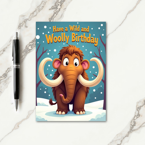 Whimsical Winter Animal Card