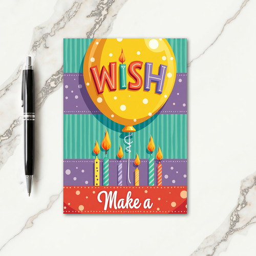 Whimsical Wish Balloon Card
