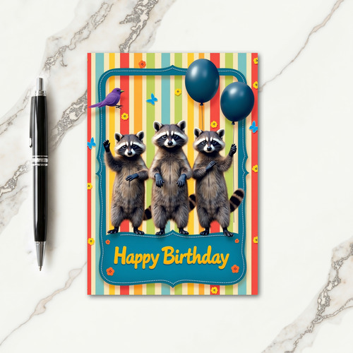Whimsical Woodland Birthday Card