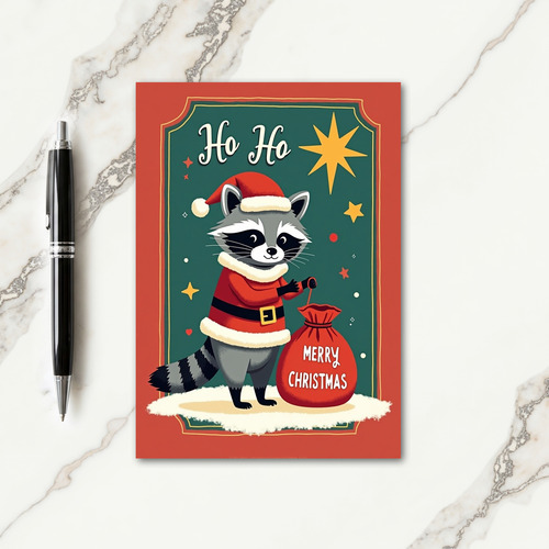 Whimsical Woodland Christmas Card thumbnail