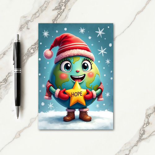 Whimsical World Christmas Card