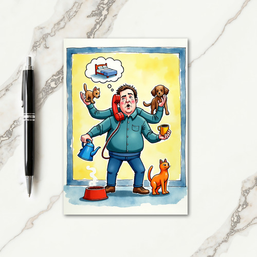 Whirlwind Fathers Day Art Card