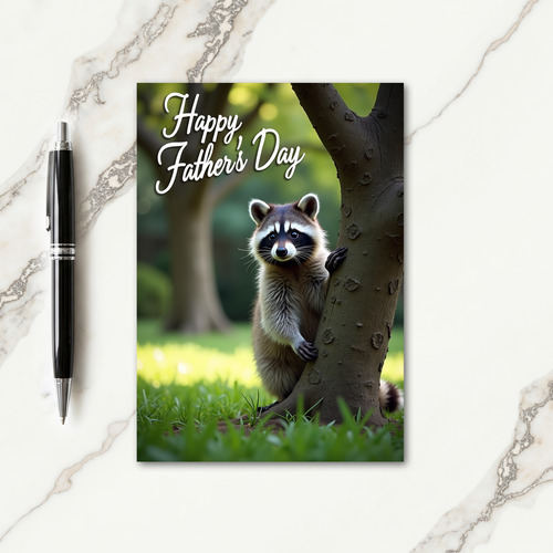 Whiskered Dad Fathers Day Card