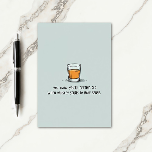 Whiskey Fathers Day Card