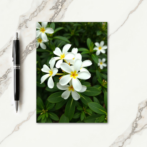 White Blossoms Mothers Day Card