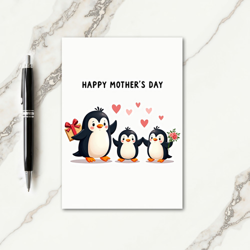 White Canvas Family Love Card