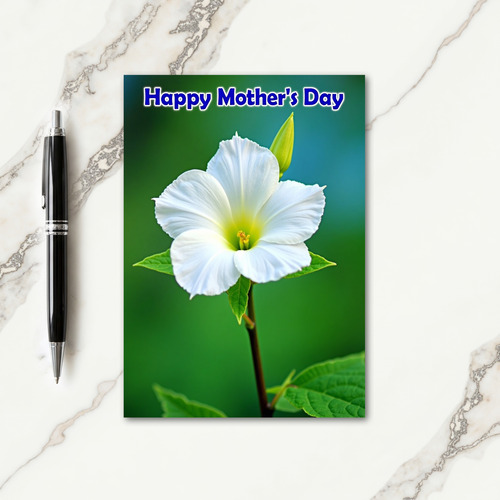 White Floral Sweet Mothers Day Card