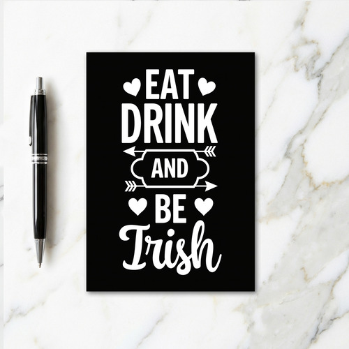 White Hearts Irish Pride Card