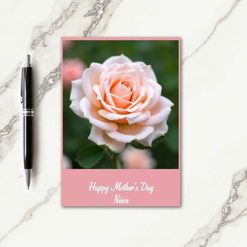 White Rose Mothers Day Card