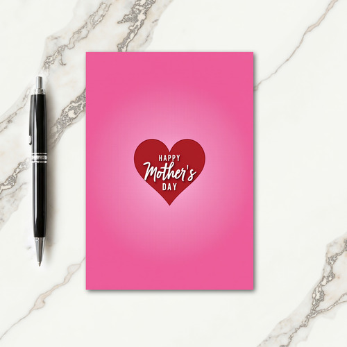 White Script Mothers Day Card