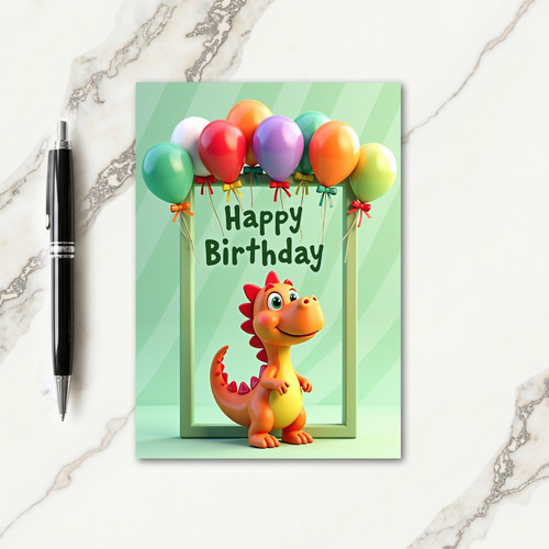 Wholesome Reptile Birthday Card