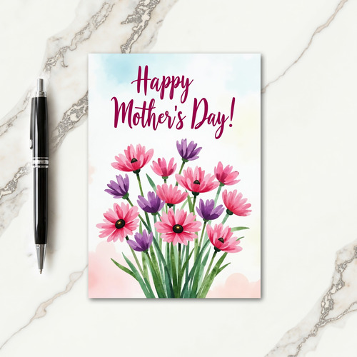 Wife Happy Day Floral Card