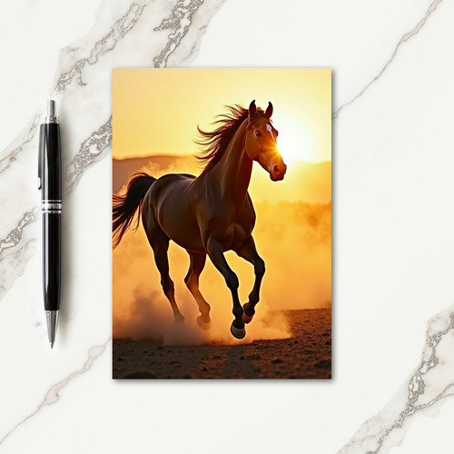Wild Gallop Birthday Card