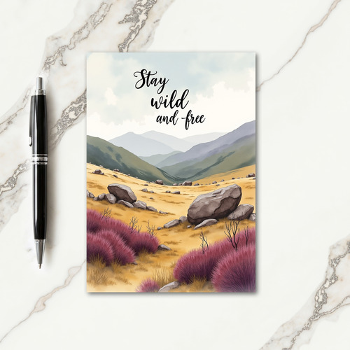 Wild Plains Birthday Card