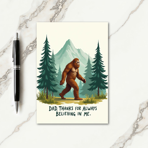 Wilderness Fathers Day Art Card