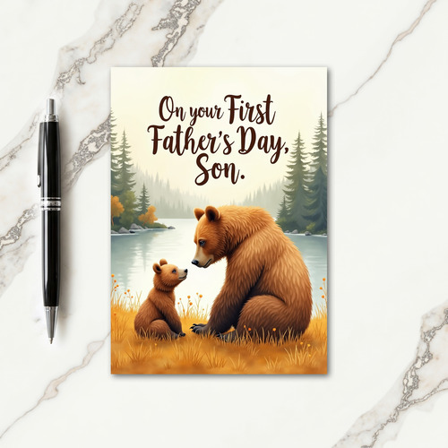 Wilderness Fathers Day Moment Card