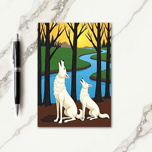 Wilderness Mothers Day Howl Card