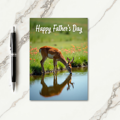 Wildflower Fathers Day Card