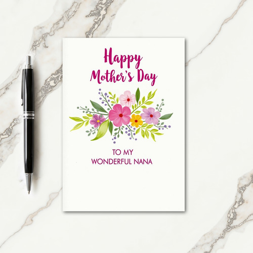 Wildflower Mom Day Card