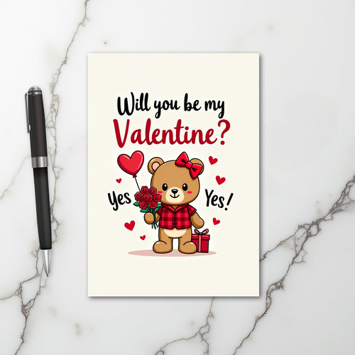 Will You Be My Valentine Card