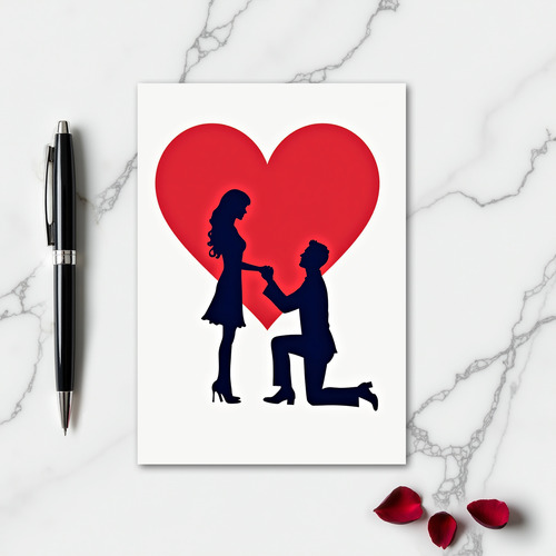 Will You Marry Me Card