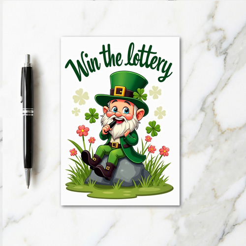 Win The Lottery Luck Card