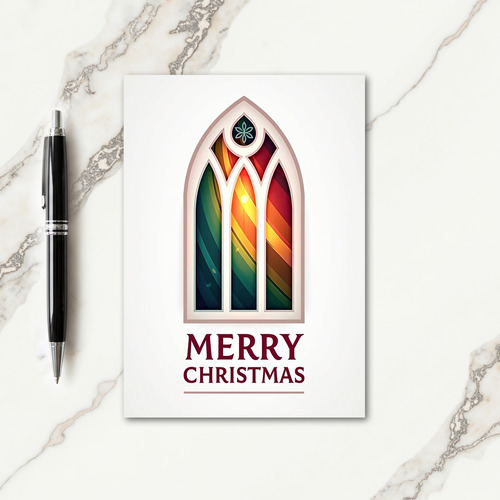 Window Glow Christmas Card